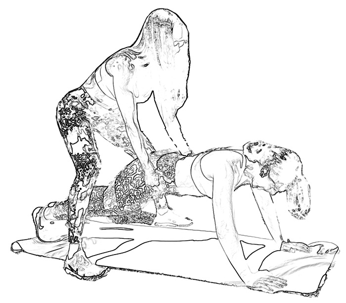 assisted push-up